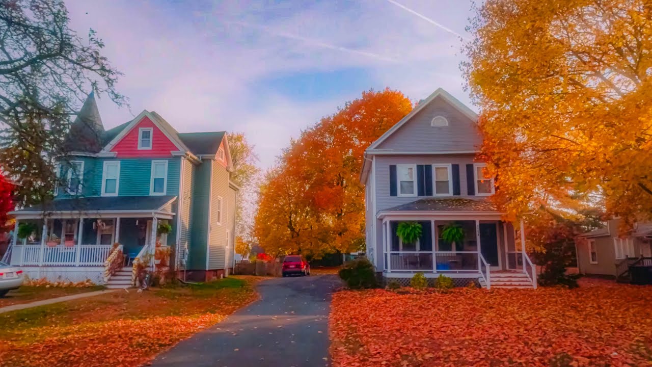 Massachusetts Fall Foliage Drive | Peak Autumn Colors in 4K | Left Passenger Seat View - Pt 2 Ep 1