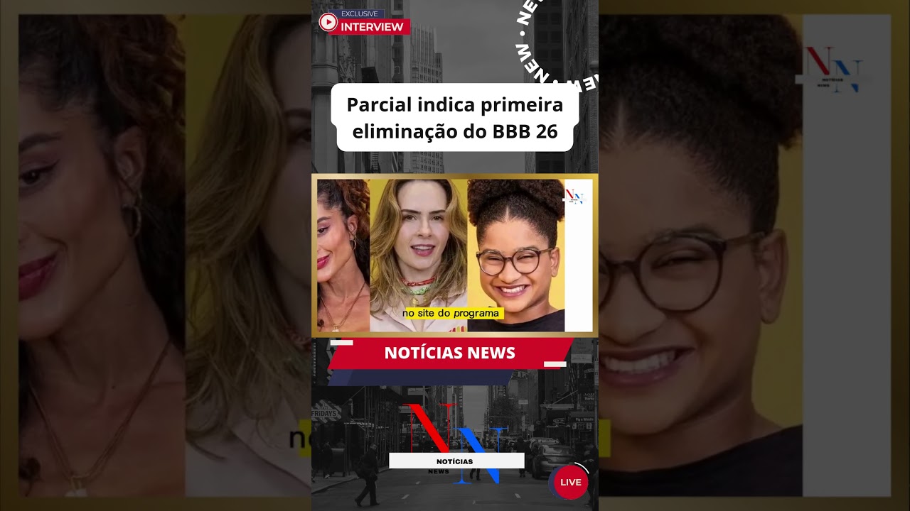 Parcial indica primeira elimina&ccedil;&atilde;o do BBB 26 #shorts