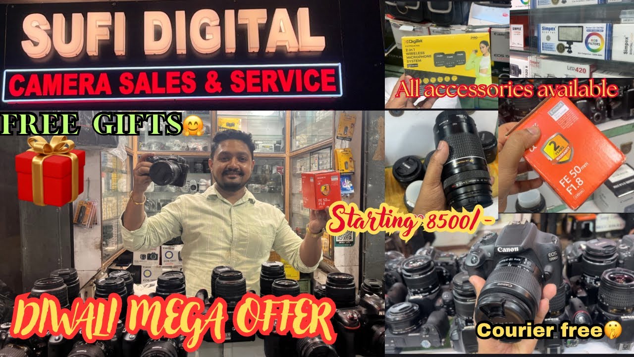 Reupload-🥳Diwali mega offer|courier free all over India|Starting 8500/-|Sufi digital camera kolkata🤩