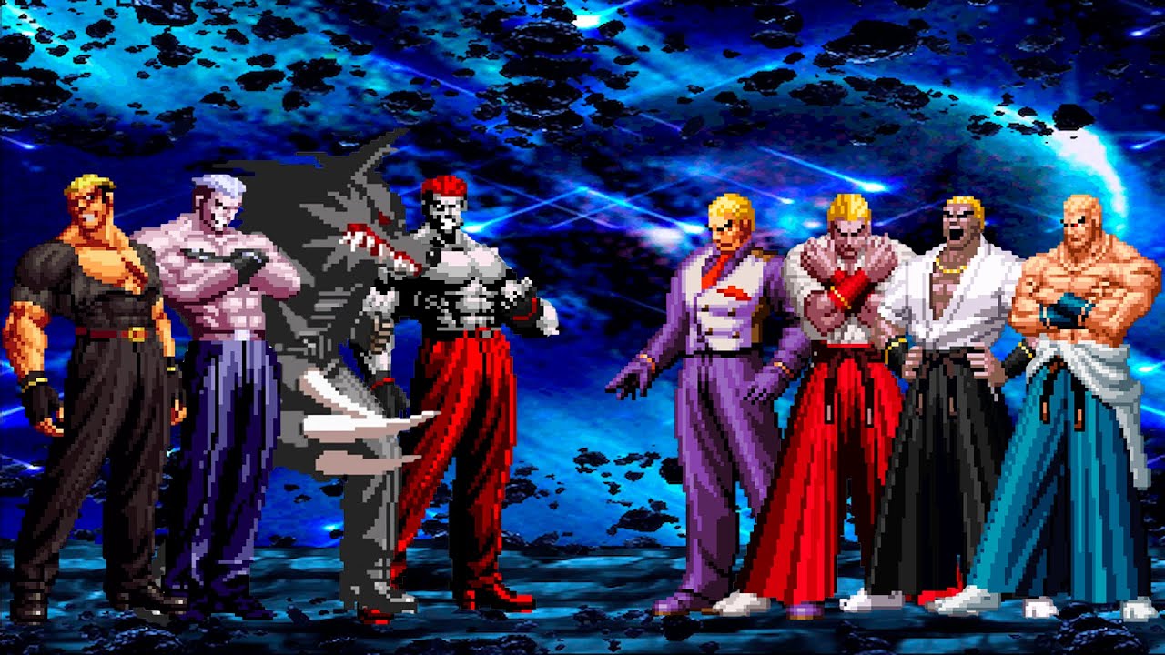 [KOF Mugen] Команда Рюдзи Ямазаки против команды Гиса Ховарда
