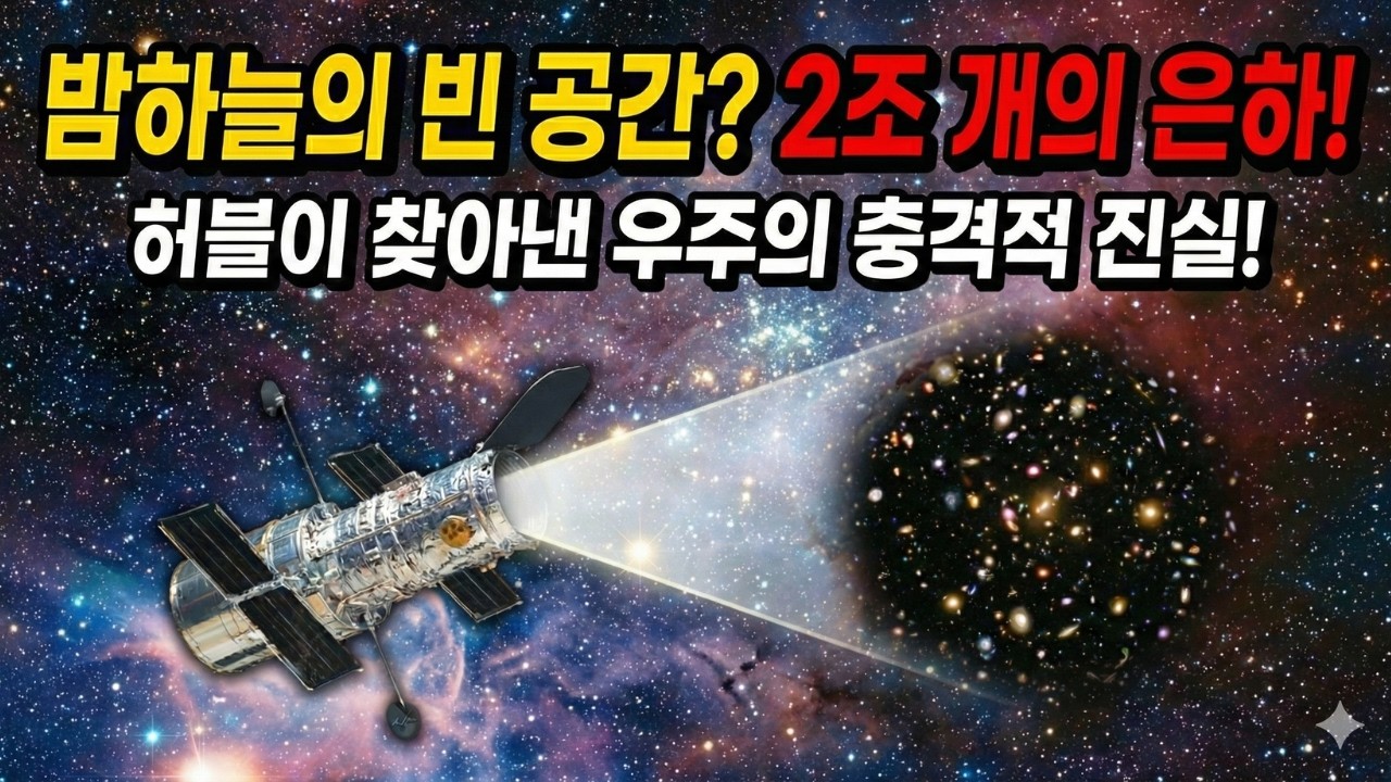 🌙 틀어놓고 주무세요: 우리는 우주의 1%도 보지 못했다: 허블 딥 필드의 진실