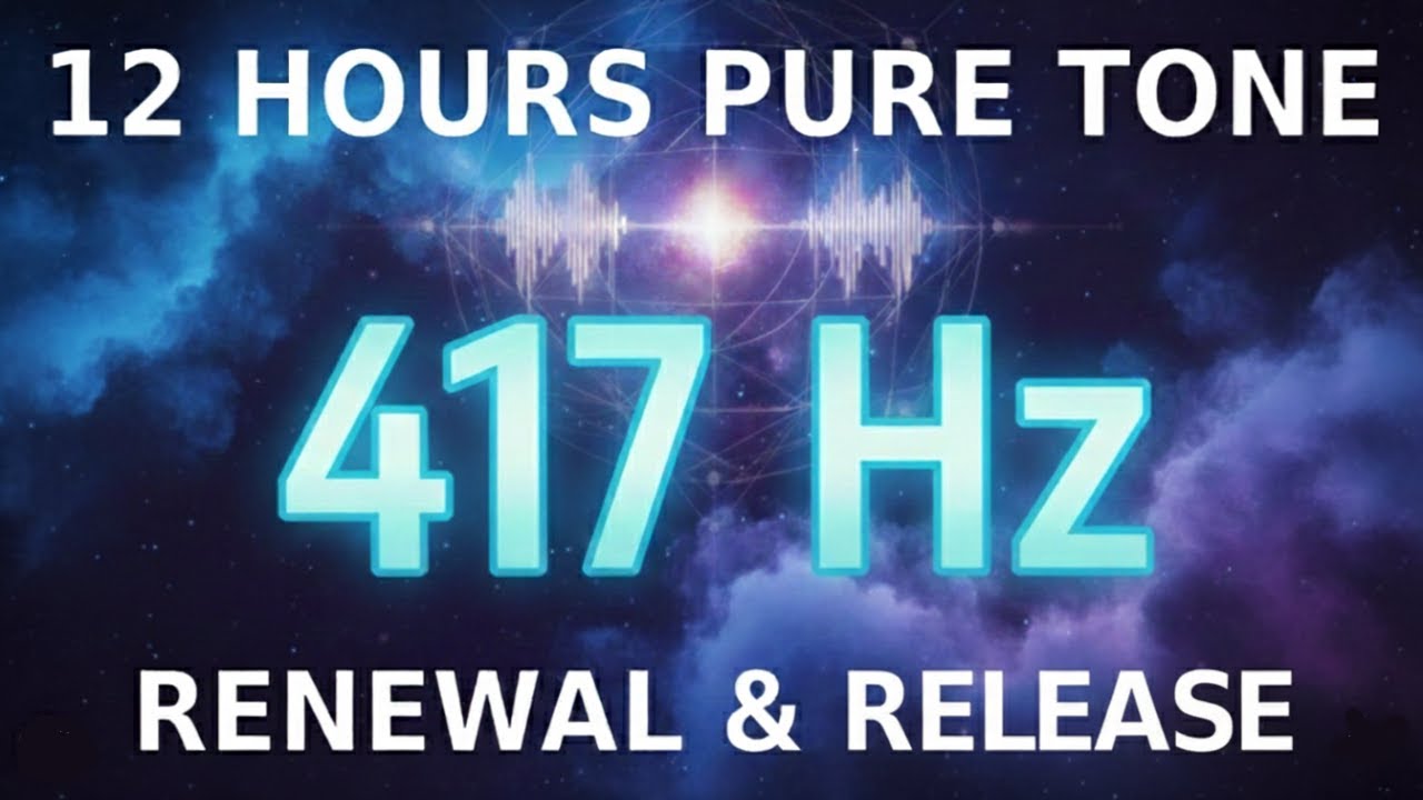 417 Hz PURE TONE FOR RENEWAL 12H | 417 Hz Frequency for Change, Renewal & Release