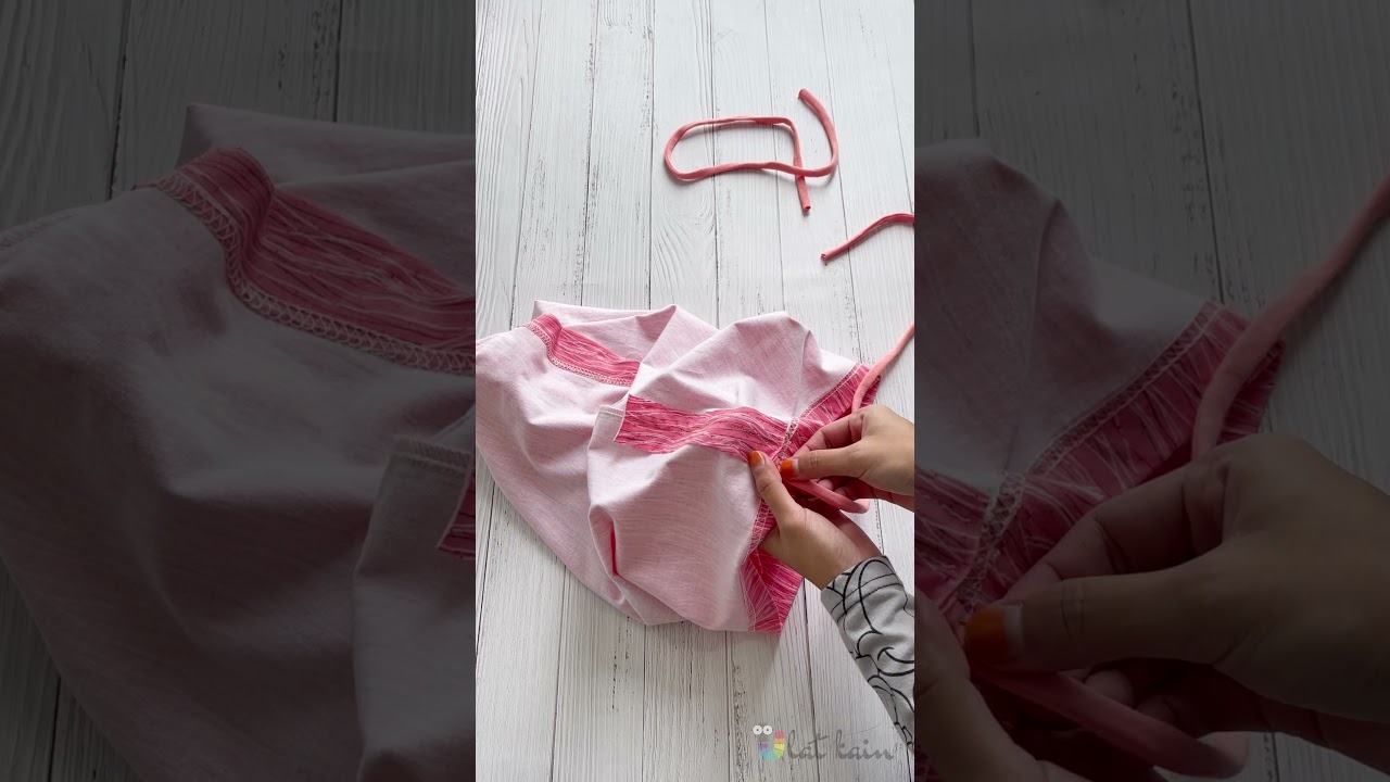TUTORIAL: Gathered Drawstring on Tshirt