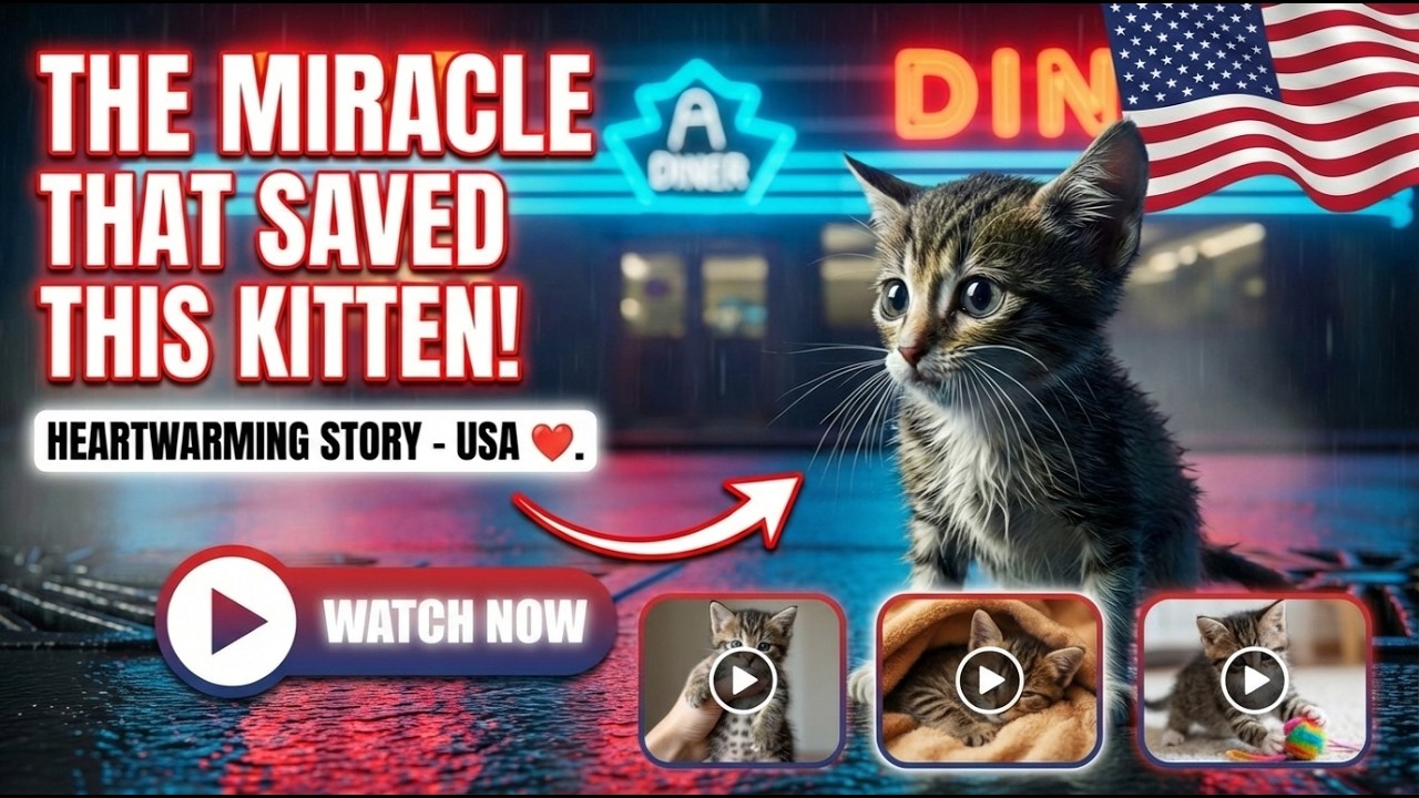 The Heartwarming Story of a Stray Kitten in the US | Gentle Touch #shorts