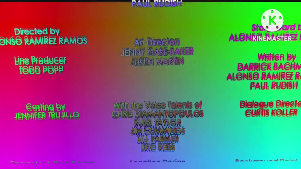 Mickey mouse shorts end credits (effects sponsored by preview 2 effects)
