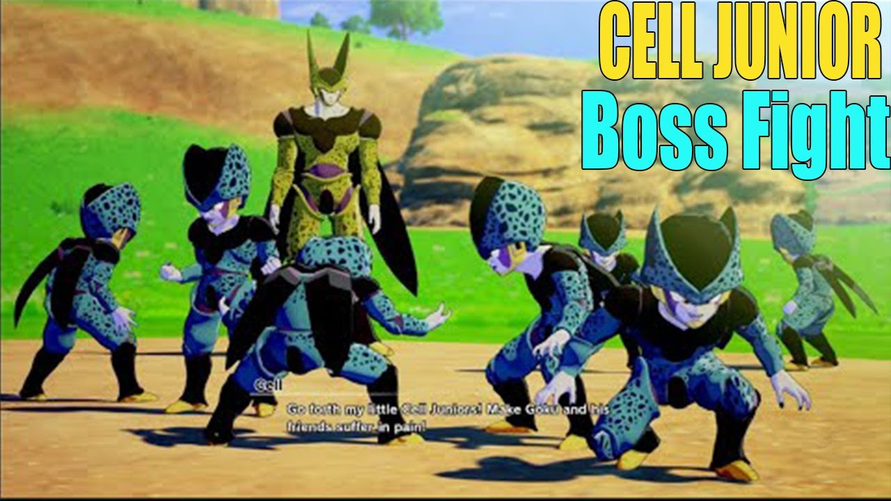 Dragon Ball Z Kakarot - Cell Jr Boss Fight (DBZ 2020)