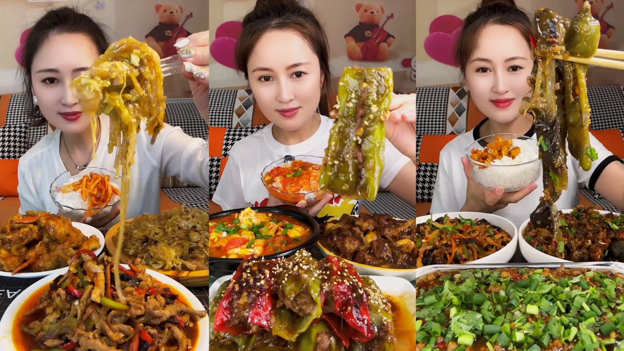 MUKBANG SPICY CHINESE FOOD 먹방 | 중국먹방 매운 | 매운삼겹살 먹방모음 | 중국당면 치킨 | 불닭밥/치킨카레/두부카레 | 중국가정식 먹방 | 중국음식 레시피