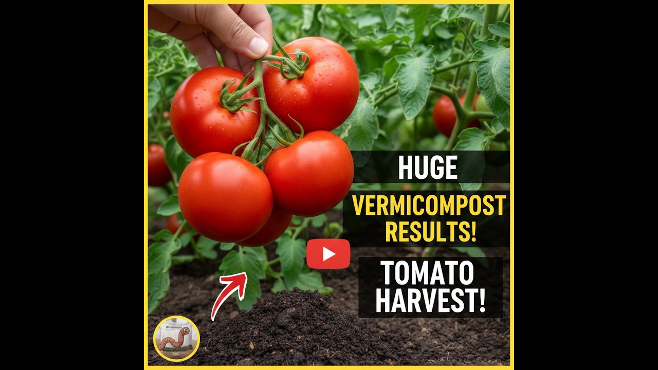 Vermicompost results in Tomatoes    ٹماٹر کا وزن 350 گرام ورمی کمپوسٹ کے فائدے