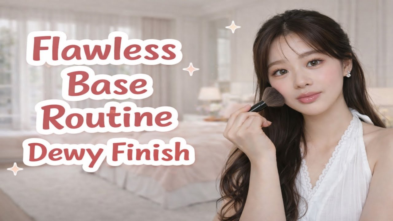 Flawless Base Routine Dewy Finish Without Looking Oily