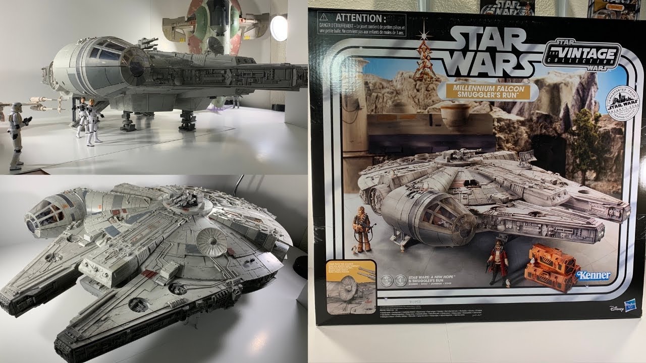 Star Wars Vintage Collection Millennium Falcon Galaxy’s Edge Smugglers Run 2020 Ship Review