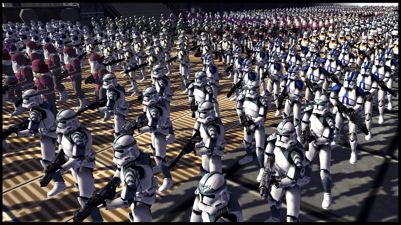 Can ALL CLONE LEGIONS Hold the Bridge?! - Men of War: Star Wars Mod Battle Simulator