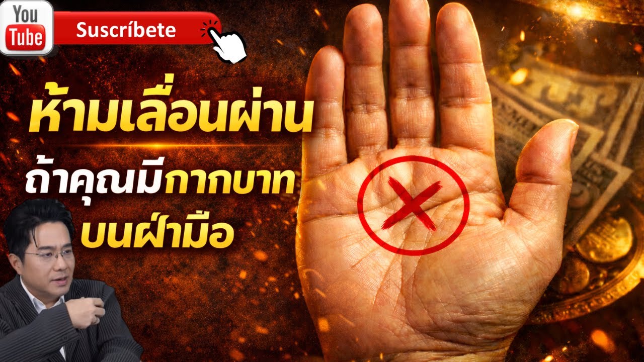 คุณมีไหม? กากบาทกลางฝ่ามือ  สัญญาณคนมีบุญเก่าหนุน (ไม่ธรรมดา) ห้ามเลื่อนผ่าน !