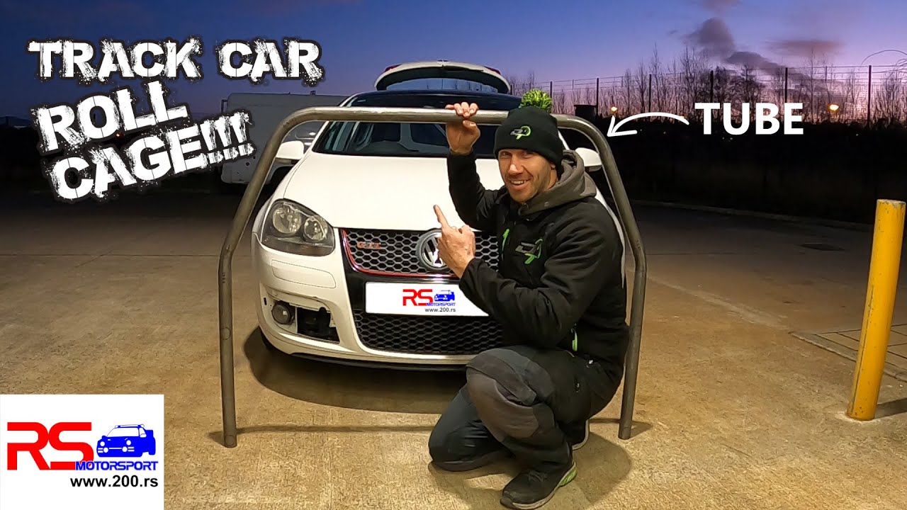 Our Mk5 GTI TRACK CAR Gets a ROLL CAGE!!! // @ RS MOTORSPORT