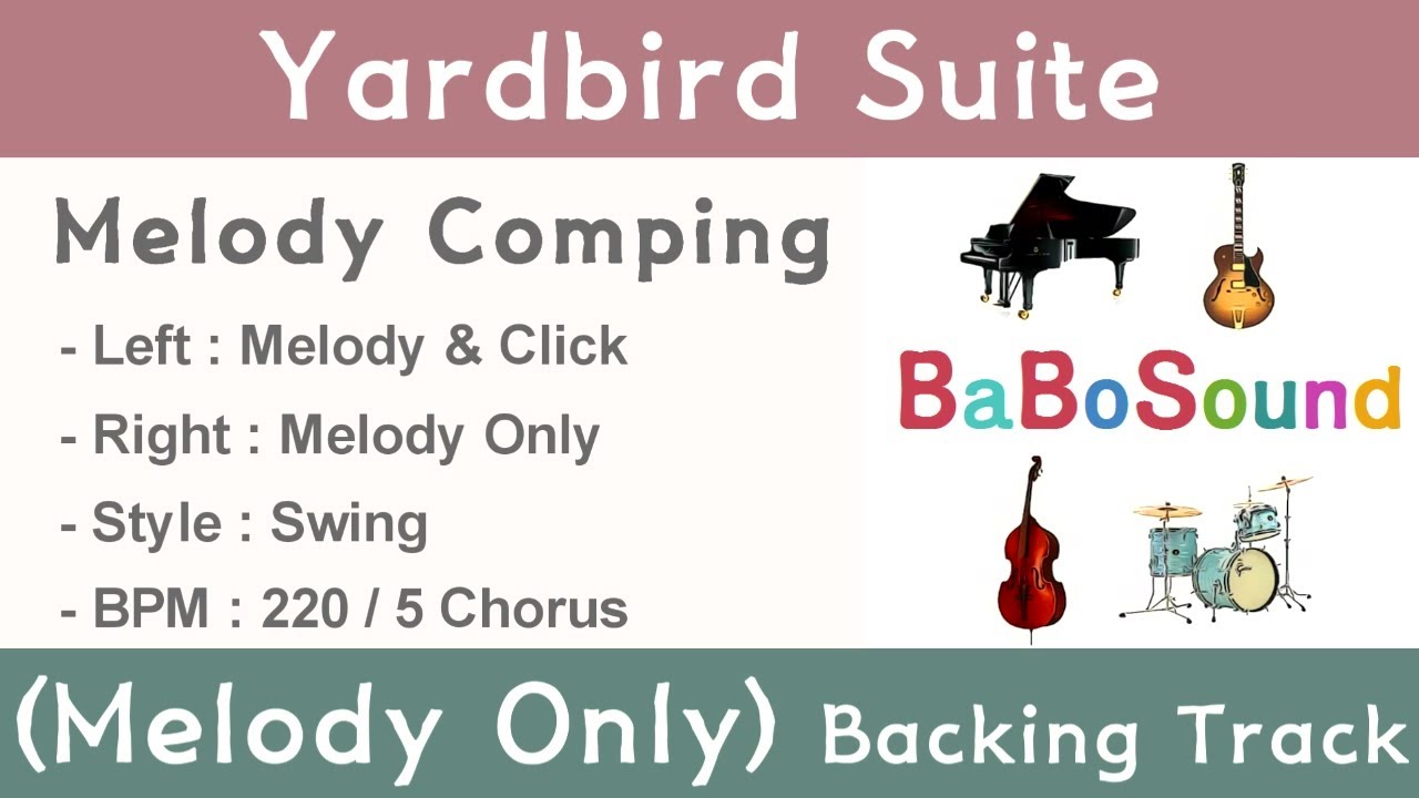 Yardbird Suite / Backing Track (Melody Only) / Melody With Metronome