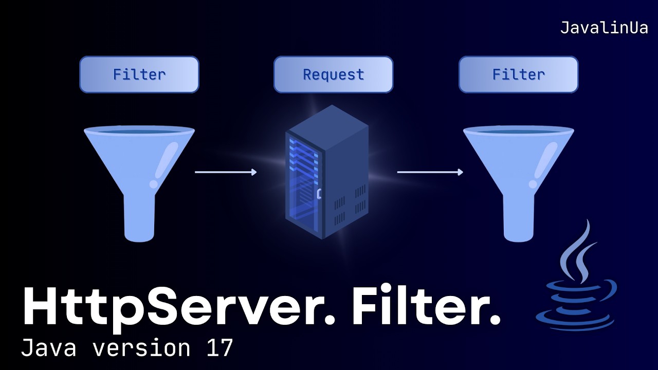 Java version 17. HttpServer. Filter.