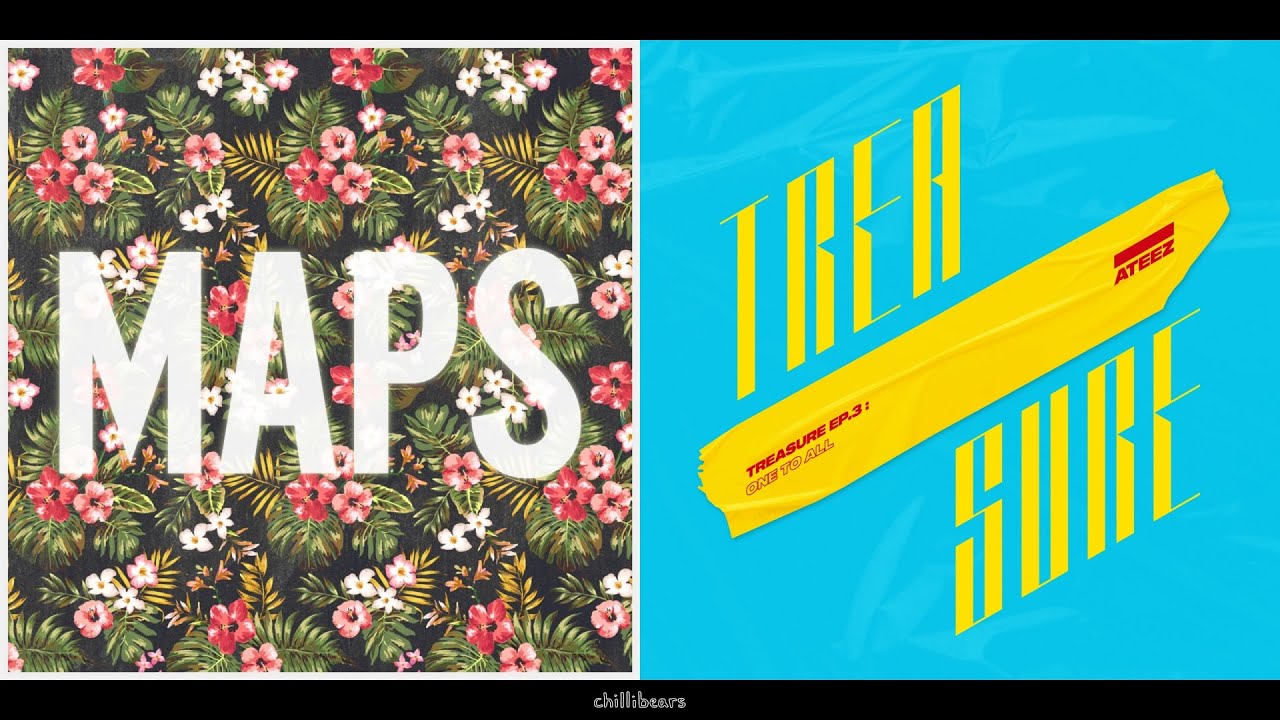 Maroon 5 - Maps but the instrumental is ATEEZ - Utopia