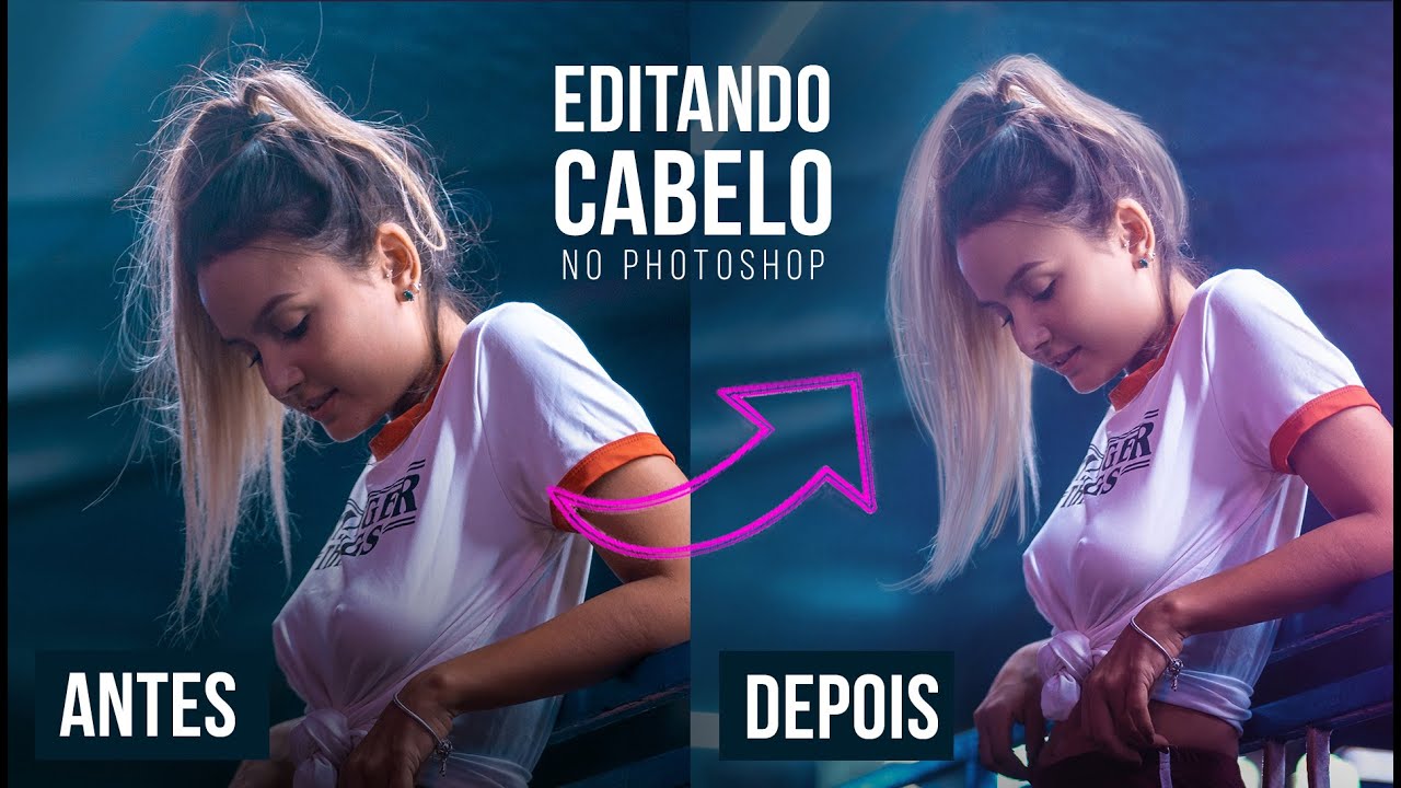 Técnica Incrível para EDITAR CABELO no Photoshop