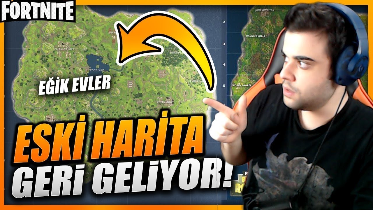 ESKİ HARİTA GERİ GELİYOR ! %100 EĞİK EVLER (FORTNITE BATTLE ROYALE)