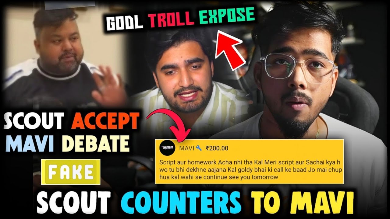 Scout *EXPOSE* Mavi 🚫 Mavi Direct Chat w sc0ut 🚨 Goldy Bhai Request ✅ *Scripted?* 🟡 GODL Troll...!