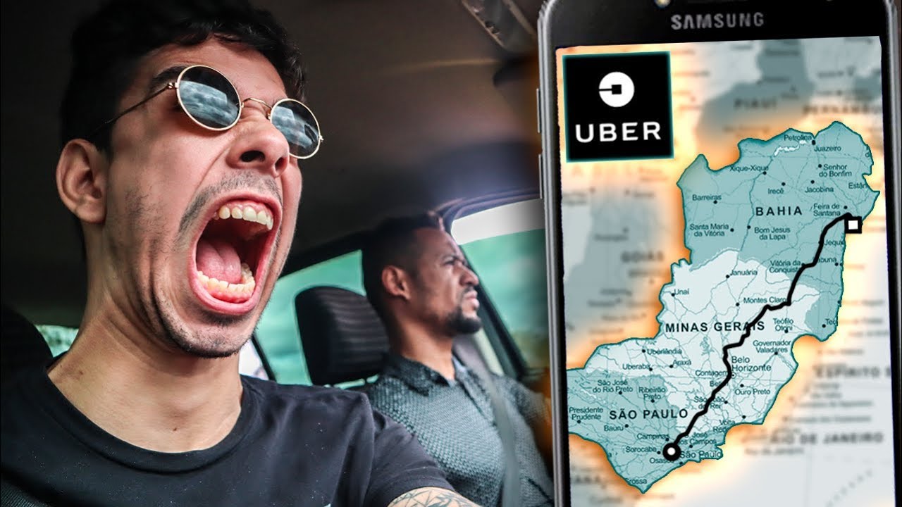 Fui de UBER de S&atilde;o Paulo at&eacute; a Bahia  - 2000 Km