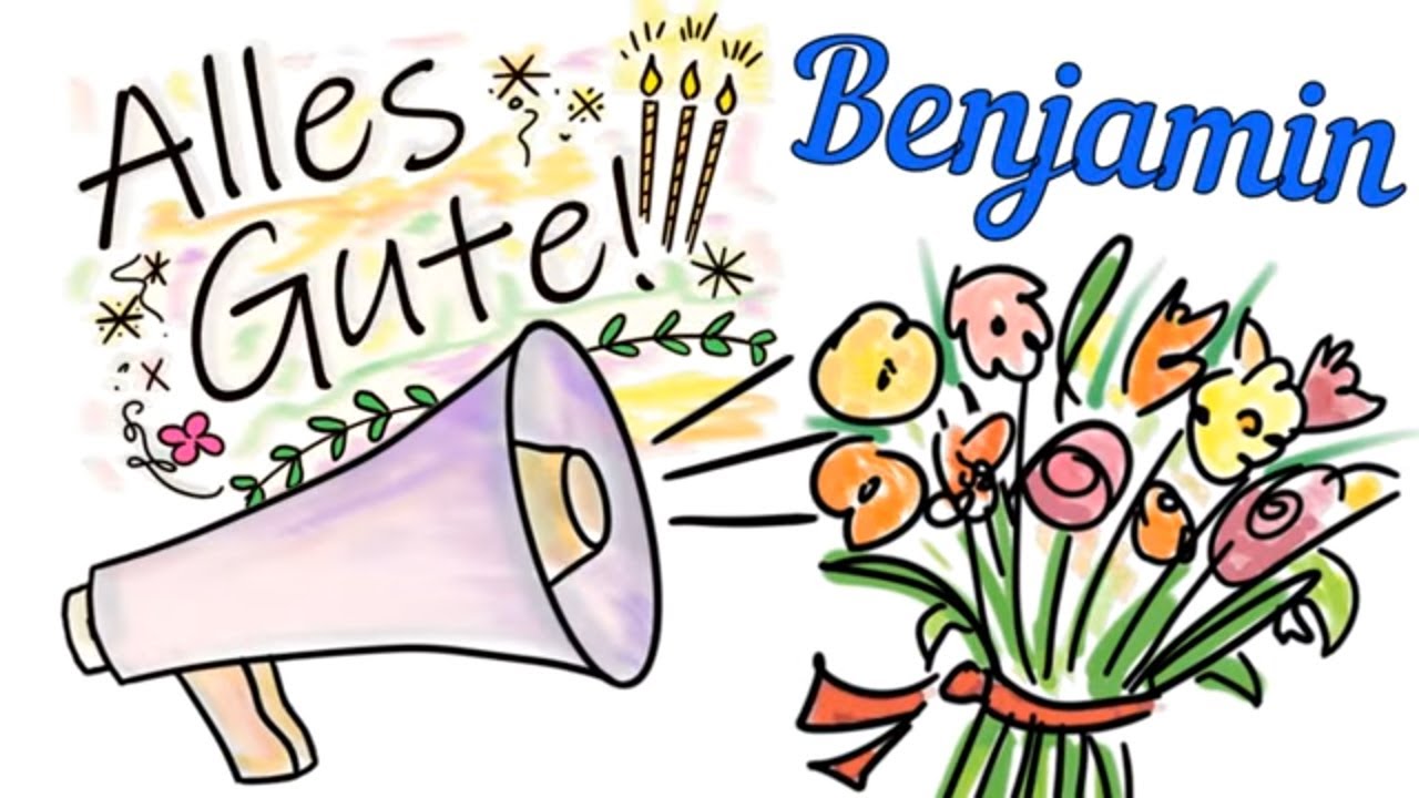 Alles Gute zum Geburtstag, Benjamin! Happy Birthday Song f&uuml;r Benjamin!