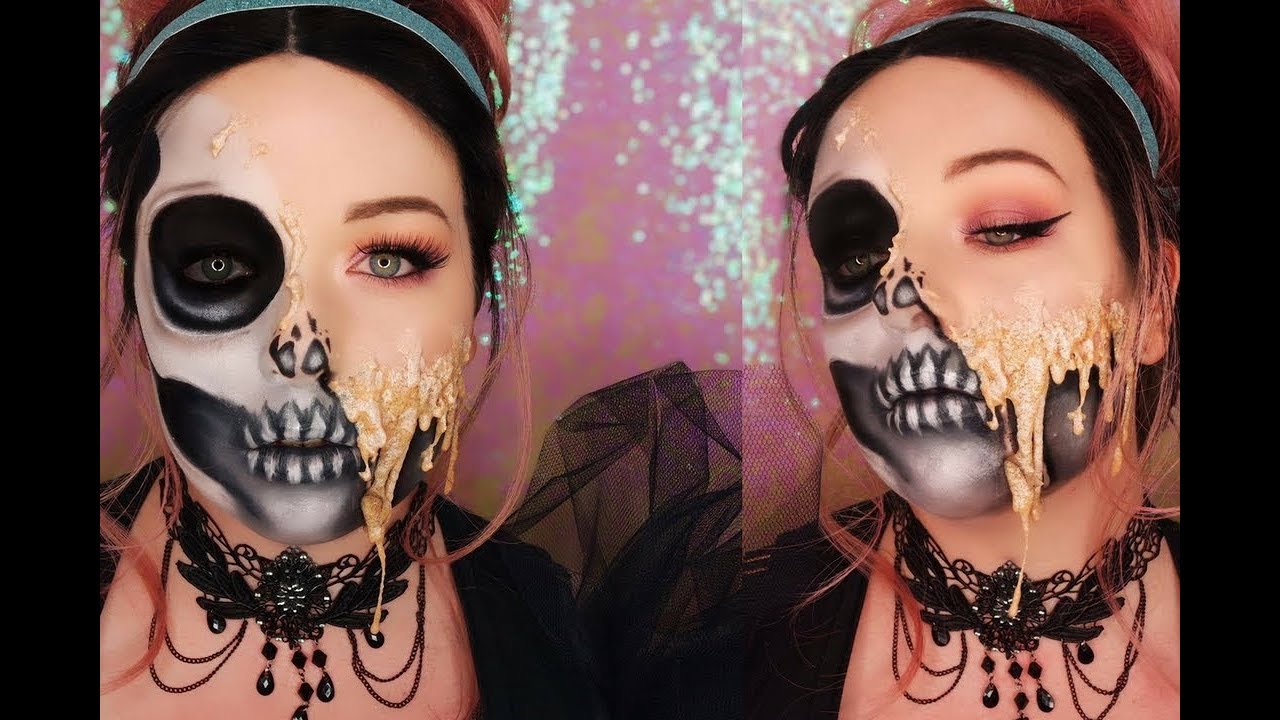 Melting Skull Tutorial | Caira Jayne