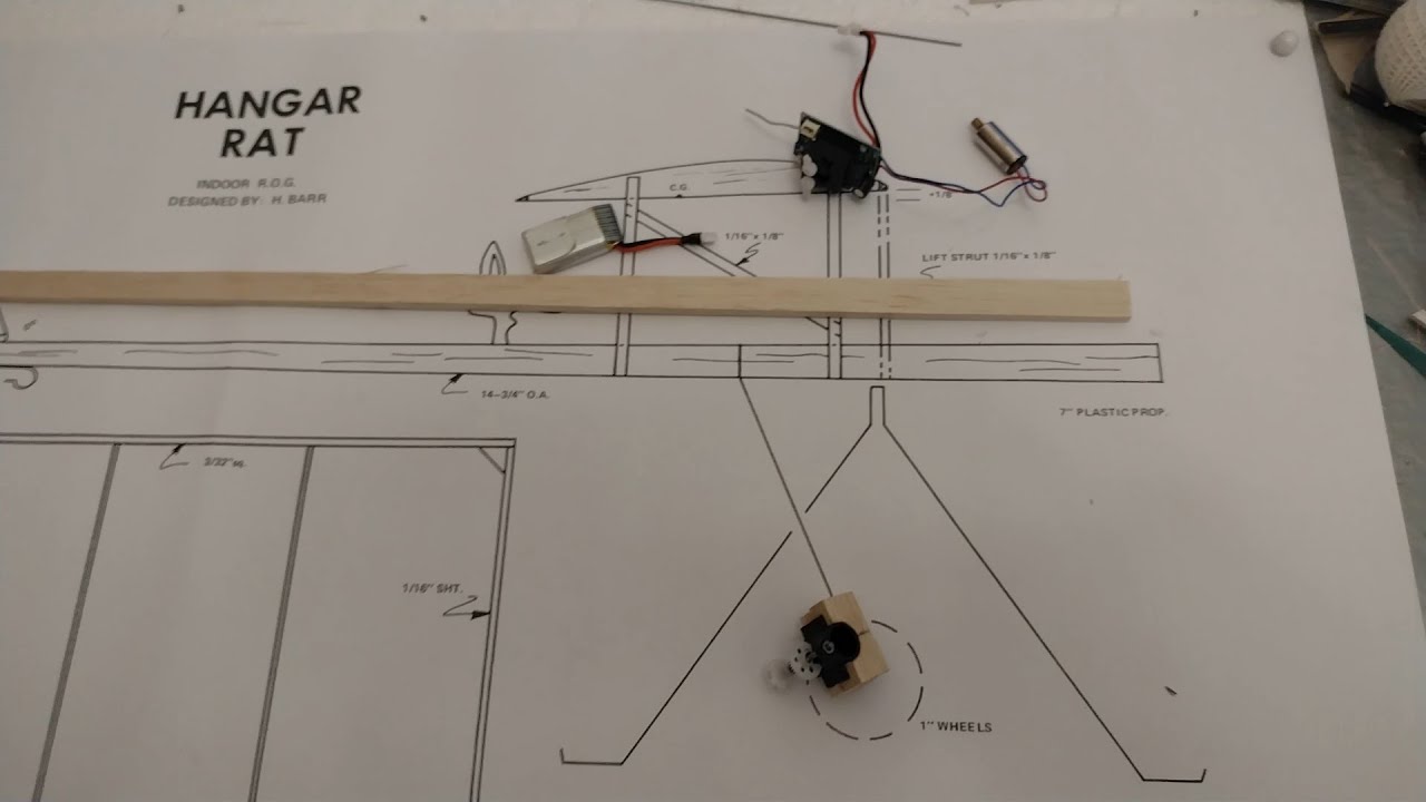 01 Hangar Rat RC Conversion   Fuselage and Electronics