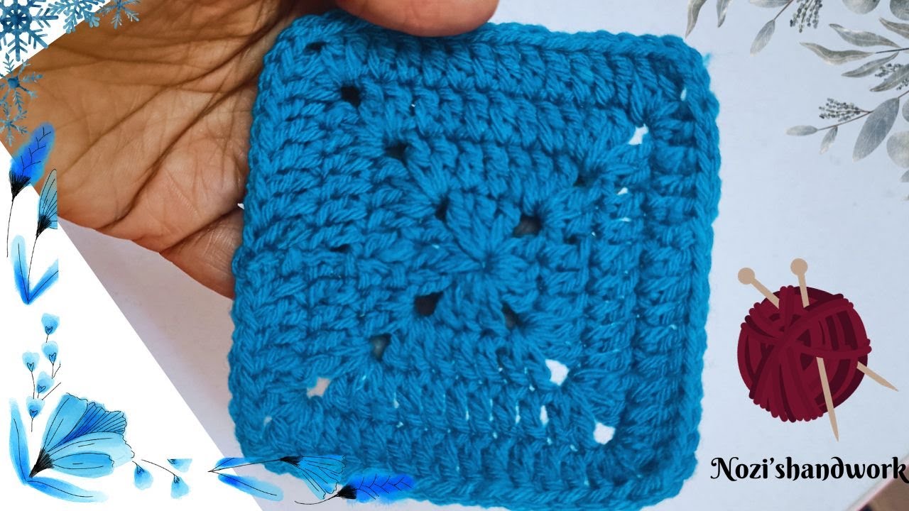 How to Crochet Granny Square In Tamil | Table Mat | Coaster | ENG SUB