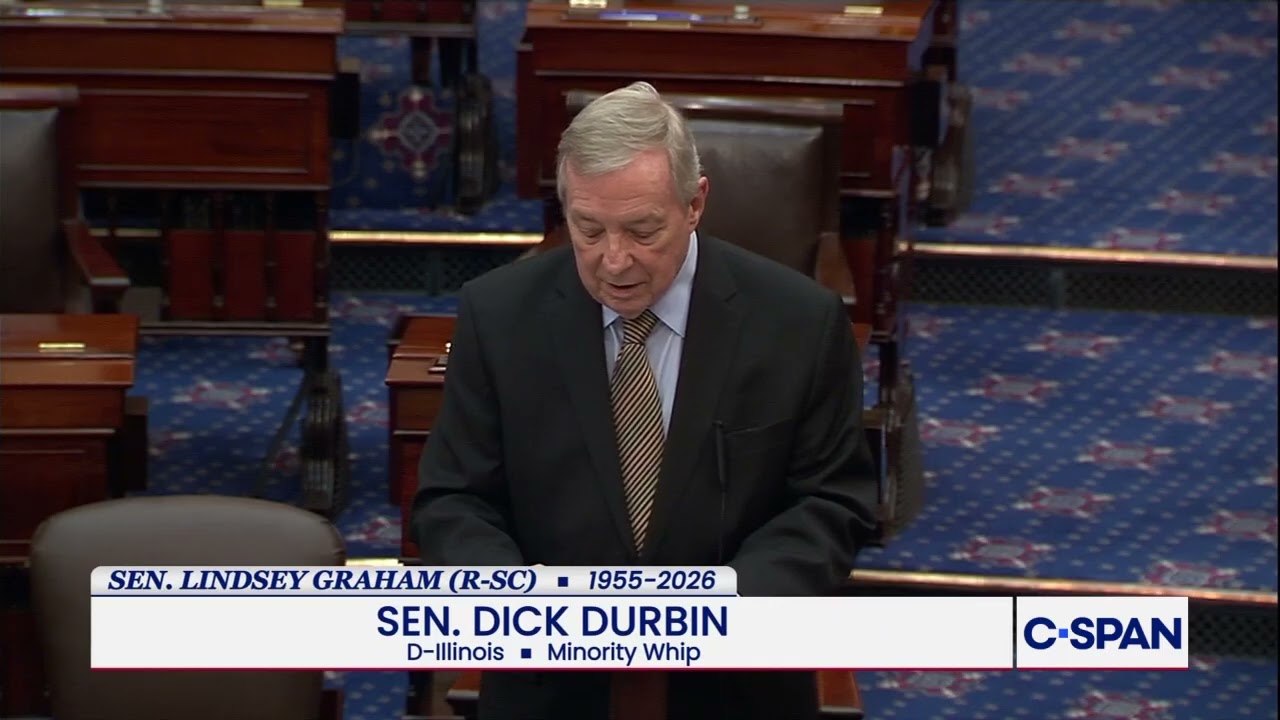 Sen. Durbin Tribute to Sen. Lindsey Graham.