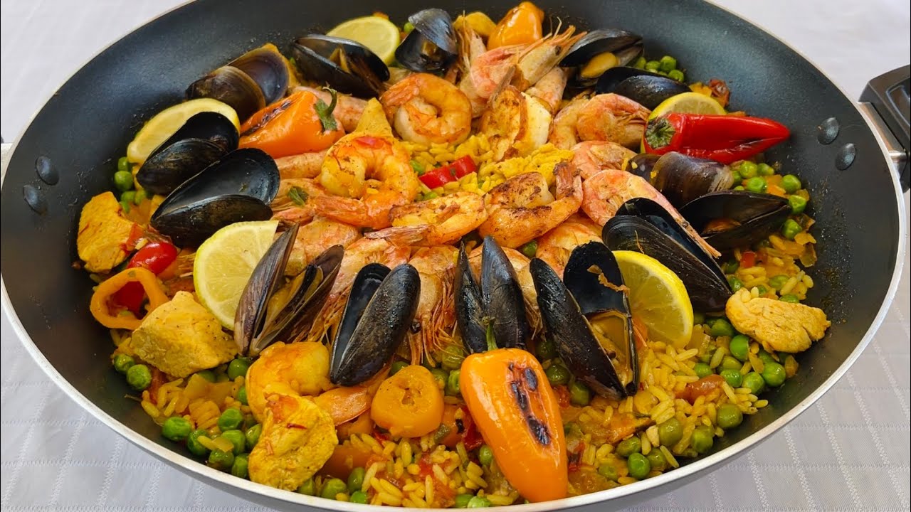 Recette de Paella aux Fruits de Mer et au Poulet