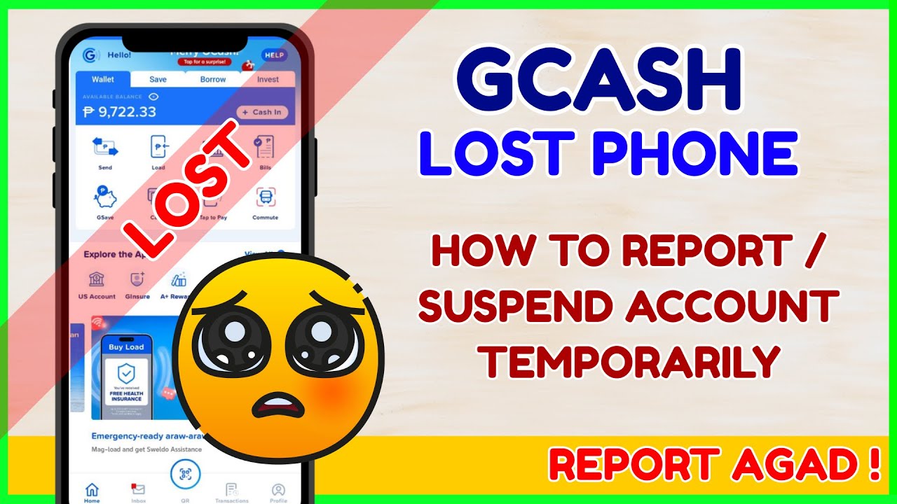 How to Report and Lock GCash Lost Sim Phone? Block GCash Temporarily - Nawala ang Phone for GCash