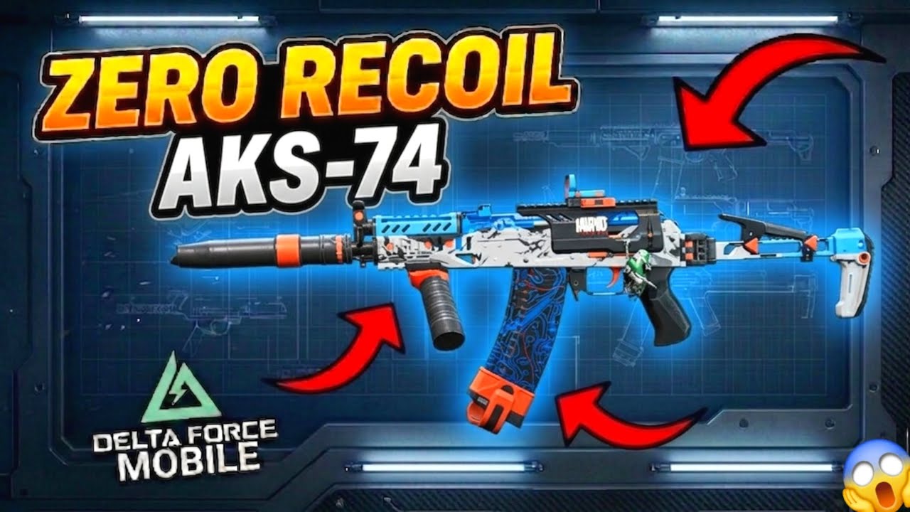 Как сделать автомат АКС-74 без отдачи в Delta Force Mobile (сборка с нулевой отдачей)