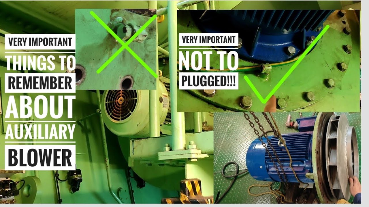 Very important things to remember about Auxiliary Blower / MAN B&W