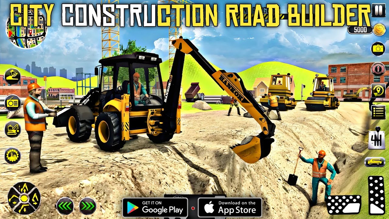 City Construction Road Builder Gameplay Android & iOS