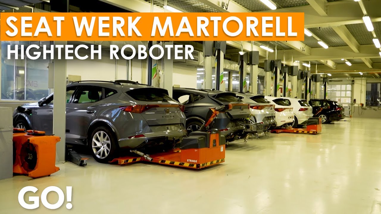 Modernste Technik & Riesenroboter im Seat Werk in Martorell