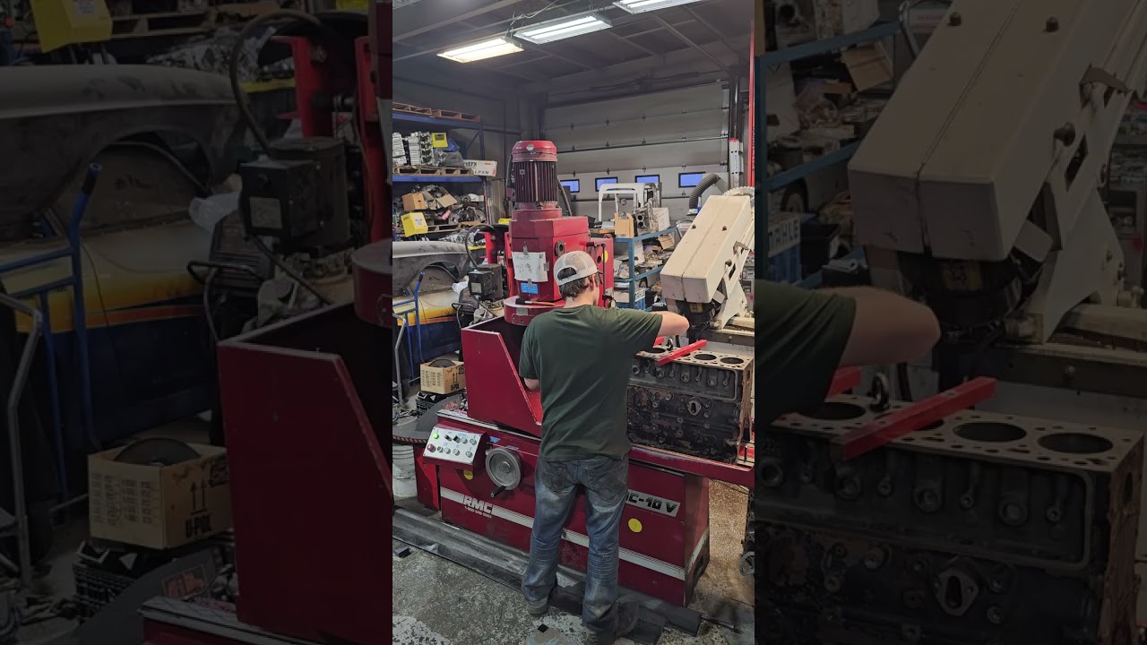 Setting up a old 5.9 cummins in the surfacer