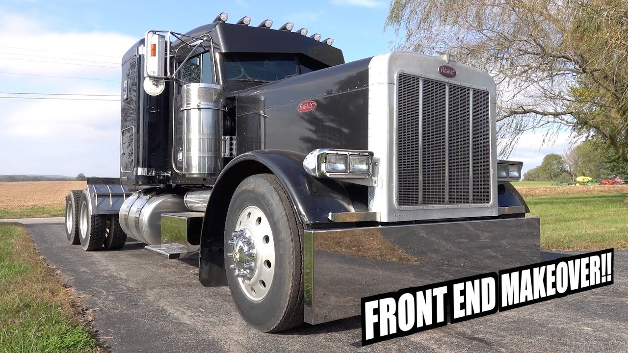 PETERBILT 379 GETS MASSIVE FRONT END MAKEOVER!!!!