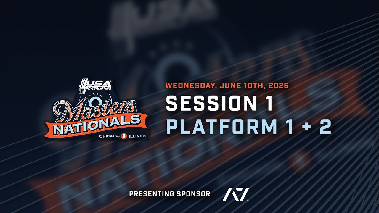 2026 USA Powerlifting Masters Nationals | Day 1, Session 1, Platform 1&2