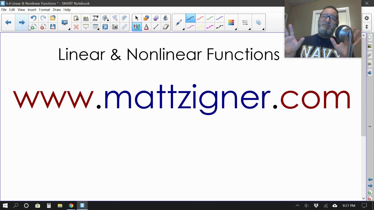 Linear & Nonlinear Functions - Middle School Math