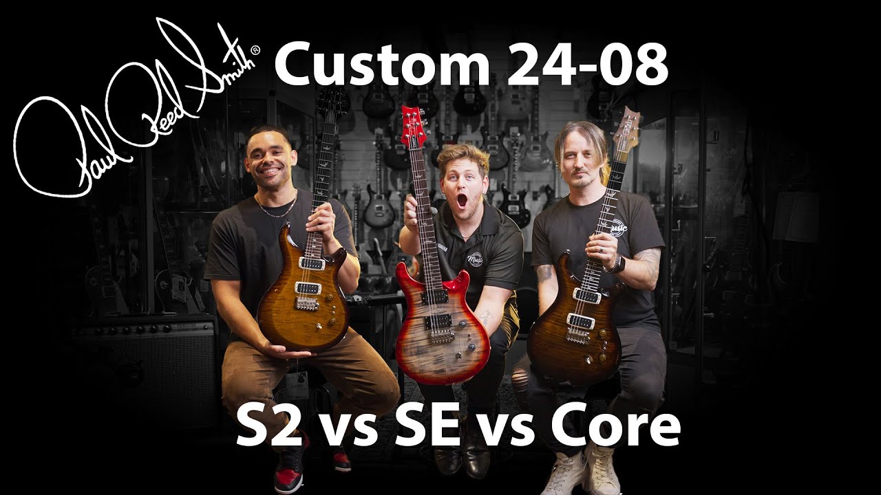 PRS Custom 24-08, Core против S2 против SE | Mooloolaba Music