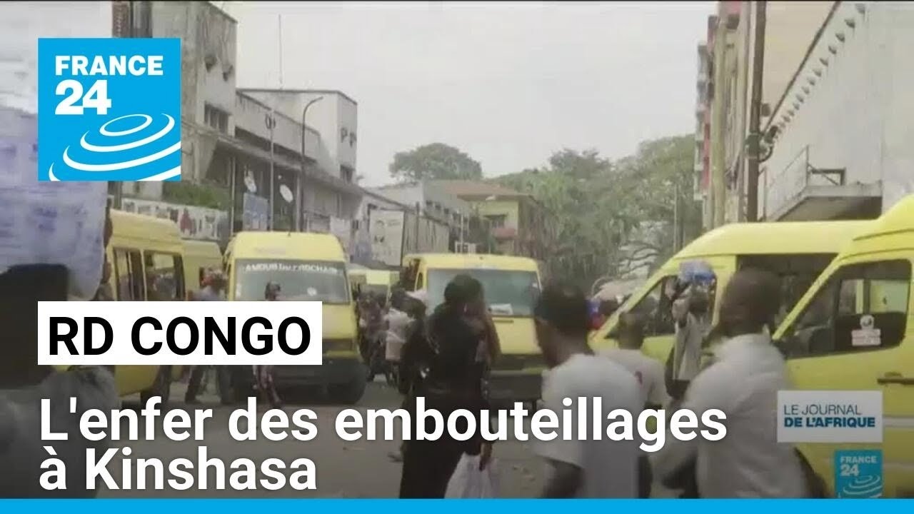 RD Congo : l'enfer des embouteillages à Kinshasa • FRANCE 24