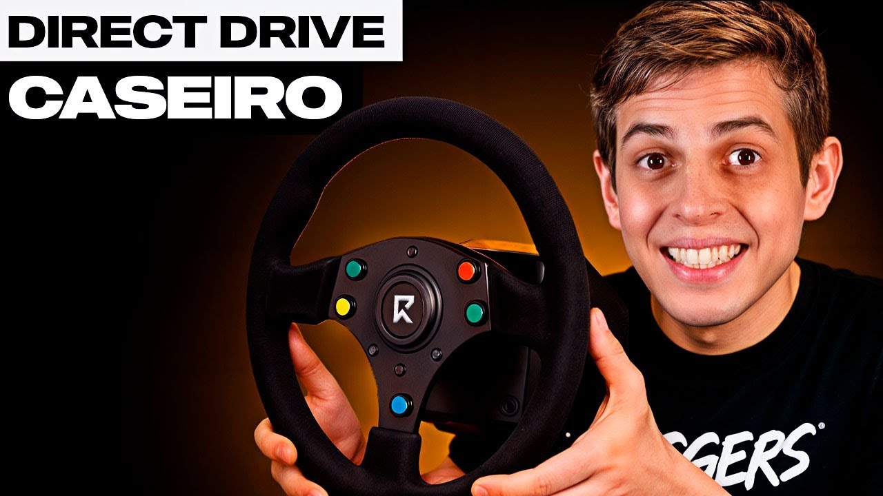 FIZ UM VOLANTE DIRECT DRIVE PARA O COCKPIT
