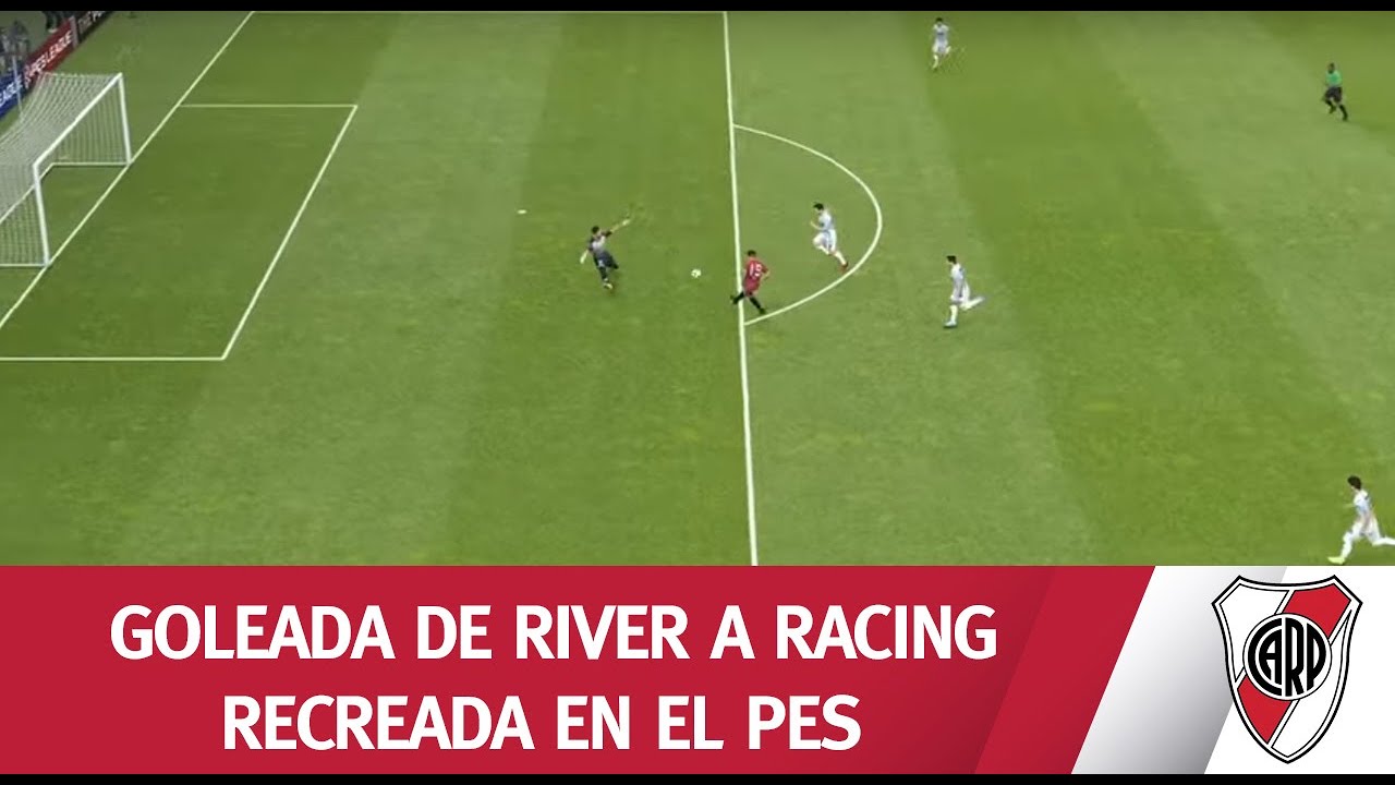 La goleada a Racing, en el PES