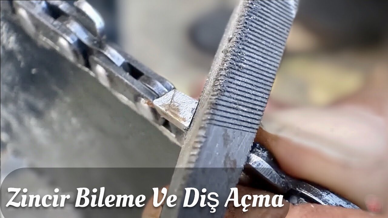 Motorlu Testere Zincir Bileme Ve Diş Açma