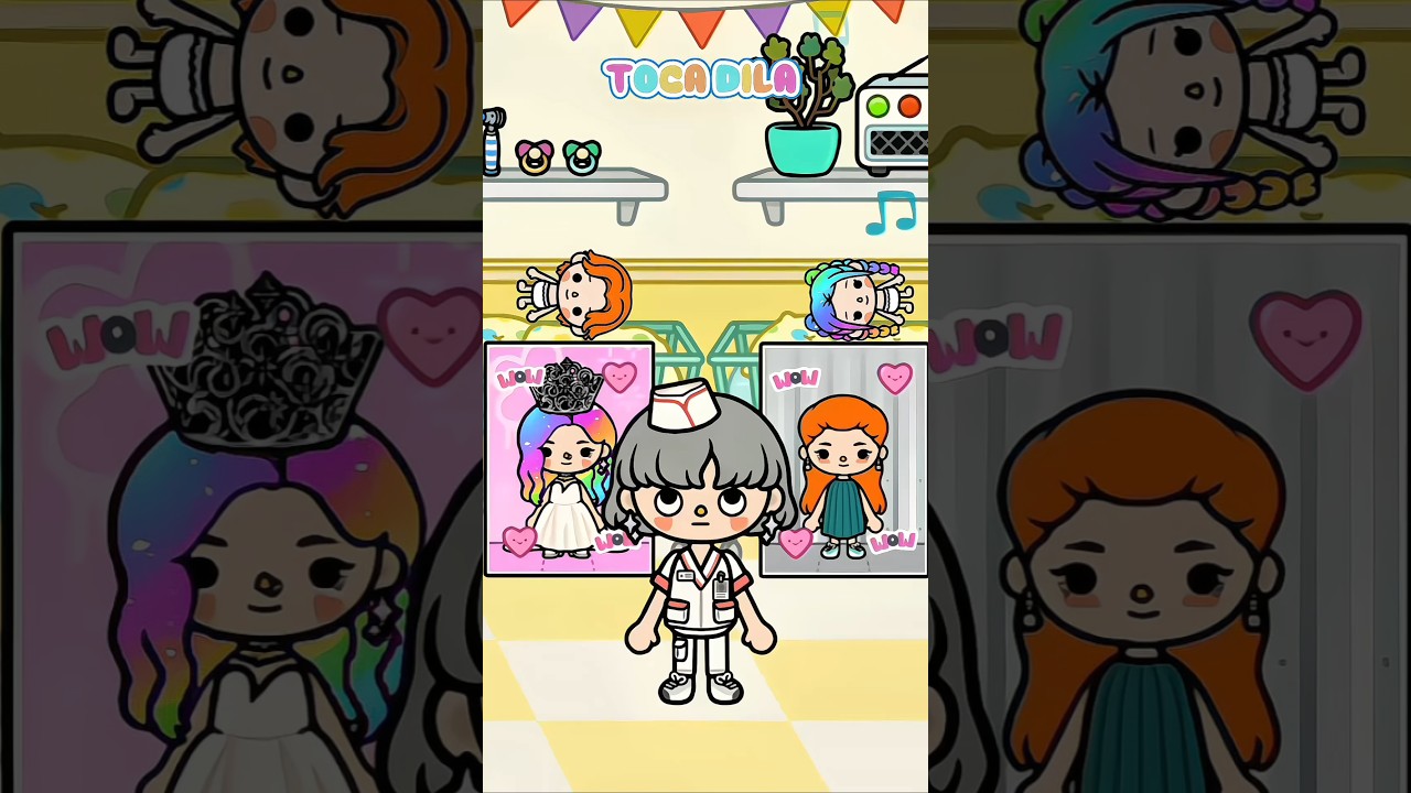 Swapped Babies, Boss and Maid 😱🌈 #tocaboca #tocalifeworld #fyp #shorts