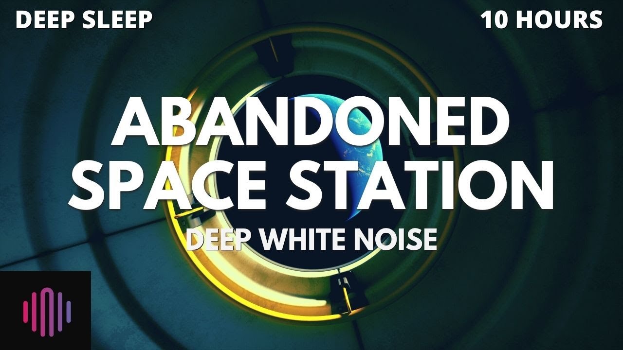 Spaceship Ambience for sleeping  / Abandoned space station white noise  / 10 hours black screen
