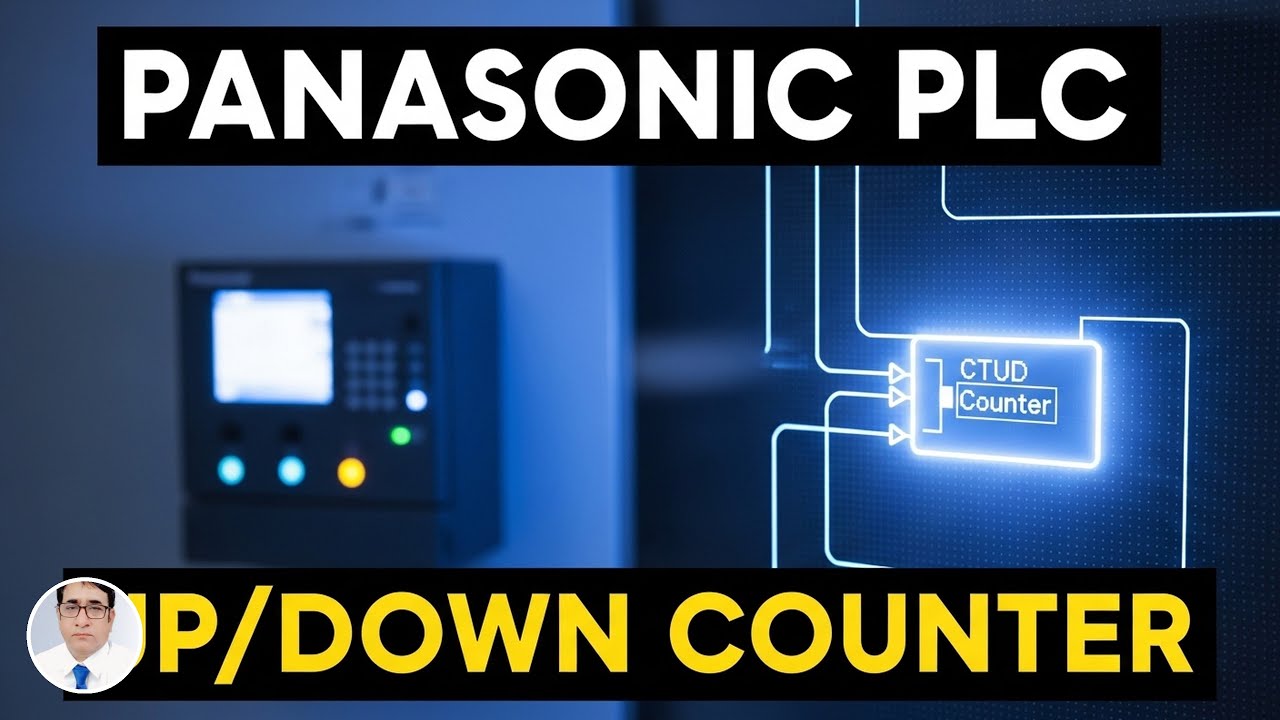 how can use (CTUD) up down counter in Panasonic Plc