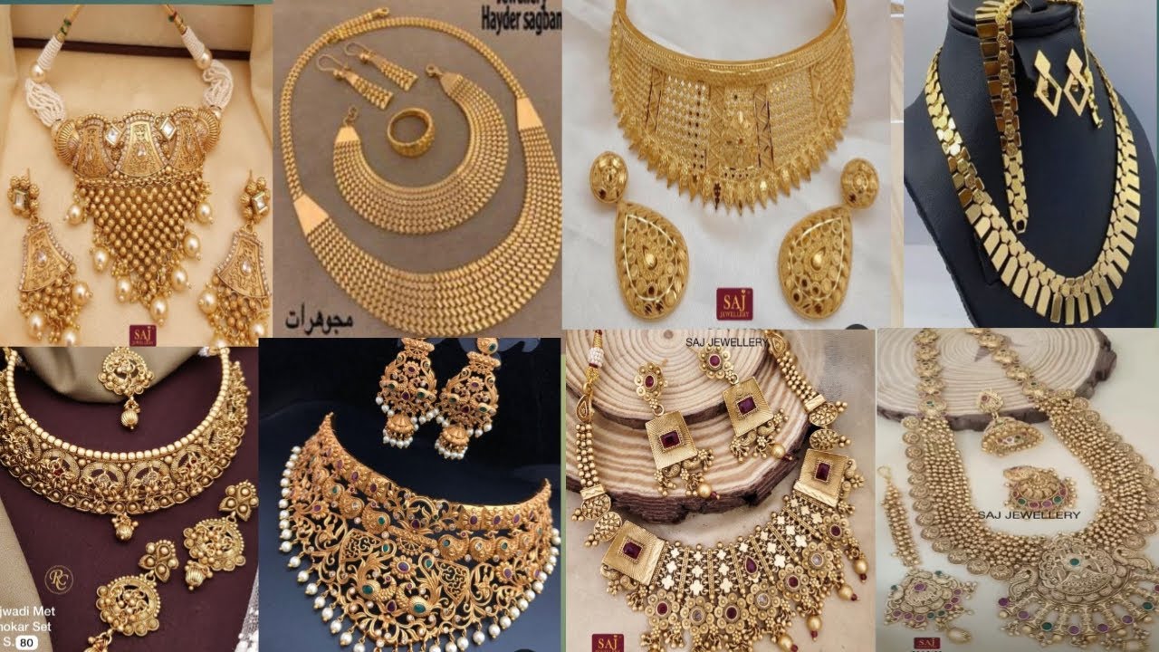 most  pretty  & attractive gold  jewlry  designs/@seerat579