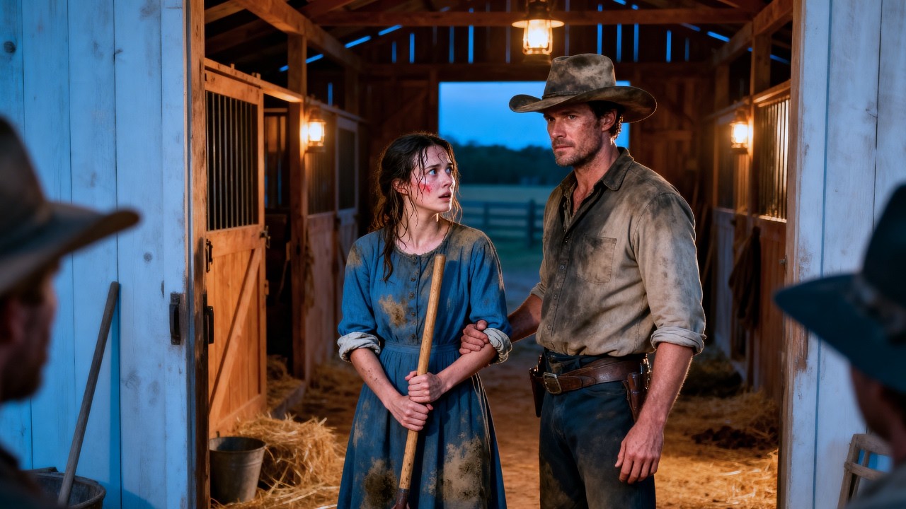 They Sent Her to Clean His Barn as a Joke — But the Rancher Refused to Let Her Go