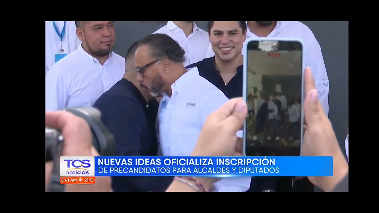Nuevas Ideas oficializa inscripci&oacute;n de precandidatos para alcaldes y diputados de 2027